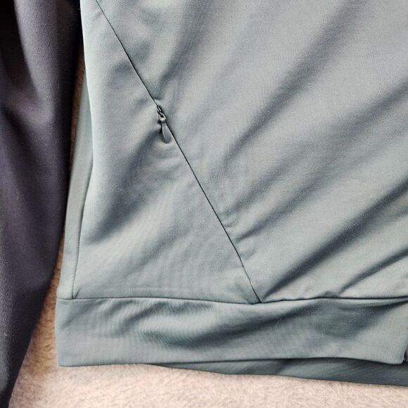 Fabletics Jacket Womens XXL Black Full Zip Stretch Mock Neck - Picture 5 of 16